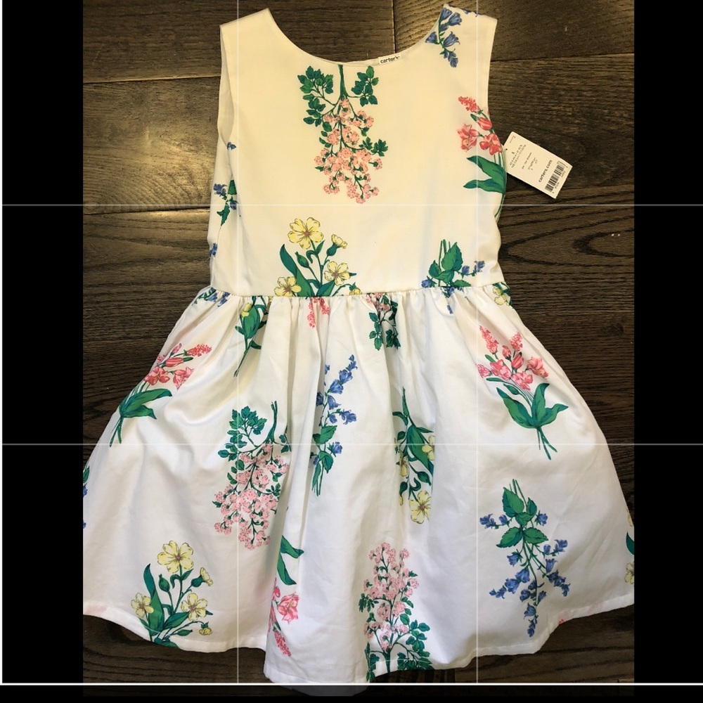Carter’s girls floral dress size 5.